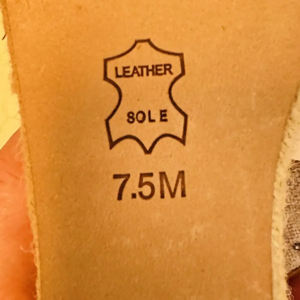 Tory Burch Sandals Womens 7.5 Beige Linen Espadrille Platform Wedge Tassel Shoes - Picture 10 of 11